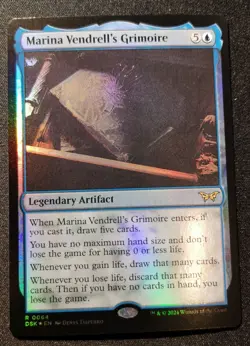 Marina Vendrell's Grimoire - Foil - DSK - MTG - EN - NM - 0084 - Image 1