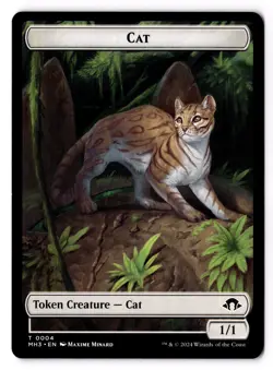 Cat Token 4 Modern Horizons 3 Normal NM - Image 1