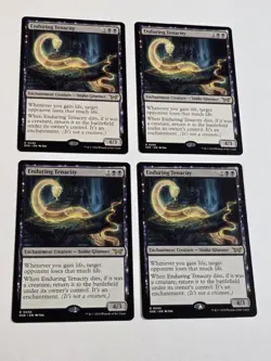 4x Enduring Tenacity - Duskmourn - Near Mint - MTG - Image 1