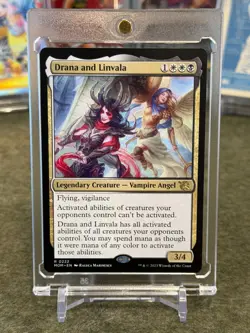 Drana and Linvala - RARE #222 [NEVER PLAYED/MINT] March of Machine MOM Magic MTG - Image 1