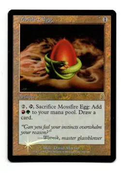 MTG Mossfire Egg X1 Odyssey edition Foil Uncommon - Image 1