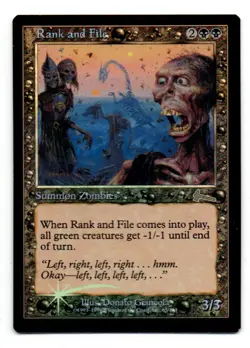 MTG Rank and File X1 Urza's Legacy edition Foil uncommon - Image 1