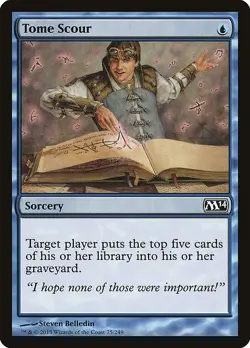 [MTG] Tome Scour (075) (M14) LP-HP - Image 1