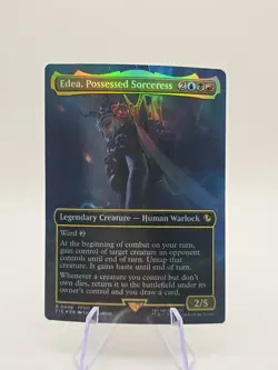 Edea, Possessed Sorceress (Borderless) Commander: Final Fantasy Foil - Image 1