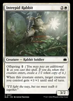 [MTG] Intrepid Rabbit (0017) (BLB) LP-HP - Image 1