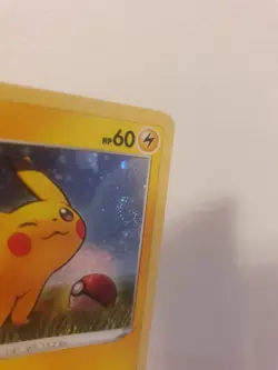 Pokemon TCG Pikachu SWSH039 Original Cosmo Holo Black Star Promo Swirl Right - Image 4