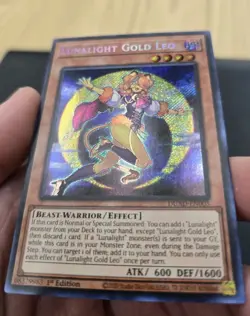 Yu-Gi-Oh! Lunalight Gold Leo DUAD-EN005 Secret Rare 1st Edition - Image 2