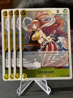 Shirahoshi EB03-052 Extra Booster: One Piece Heroines Edition Foil X 4 Playset - Image 1