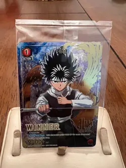 Union Arena Card Game Winner Card Hiei 081 Foil English - Image 1
