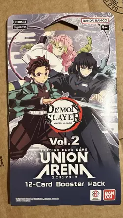 Bandai Union Arena Demon Slayer Vol 2 Sleeved Booster Pack English - Image 1