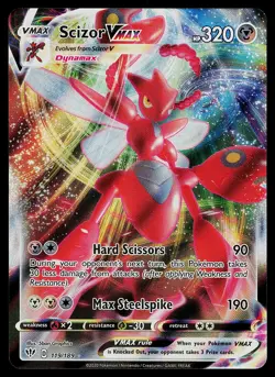 Pokemon Card - Scizor VMAX Darkness Ablaze 119/189 Ultra Rare - Image 1