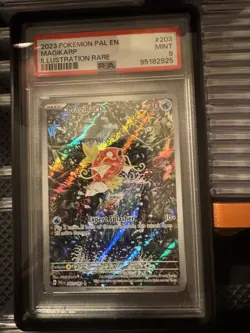 Pokemon TCG Magikarp Scarlet & Violet Paldea Evolved Holo Card 203/193 PSA 9 - Image 1