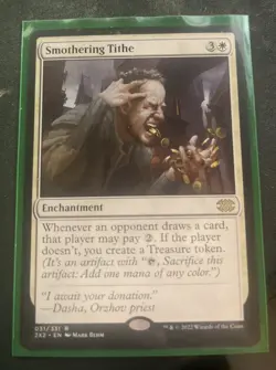 Smothering Tithe Double Masters 2022 Regular Card Near Mint Condition - Image 1