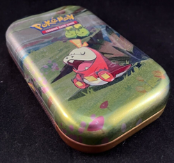 Pokemon TCG - Paldea Friends Mini Tin - 2 Booster Packs/Sticker Sheet/Art Card - Image 2