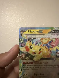 Pikachu ex (Stamped) - 057/191 (Prize Pack Series Cards) - Near Mint NM - Image 3