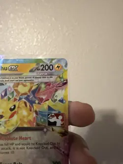 Pikachu ex (Stamped) - 057/191 (Prize Pack Series Cards) - Near Mint NM - Image 4