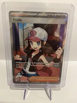 Hilda 164/086 Full Art Ultra Rare White Flare Pokemon TCG Trainer Card NM - Image 1