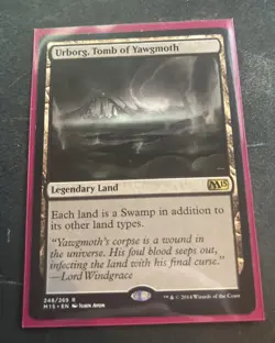 MTG Urborg, Tomb of Yawgmoth Core Set 2015, Regular Card, Near Mint Condition - Image 1