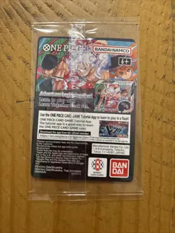 One Piece Monkey D. Luffy US Voyage College Basketball Promo Card St John SEALED - Image 5