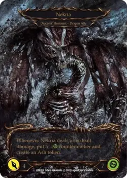 Flesh and Blood FAB Invoke Nekria / Nekria (Marvel) NM 1st EditionCold Foil - Image 1