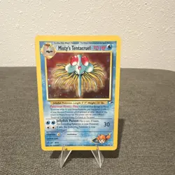 Pokemon Misty's Tentacruel Holo Rare 10/132 Gym Challenge 70 HP Card - Image 1