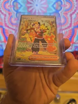 Pokemon TCG Destined Rivals Ethan's Adventure Full Art Trainer Card 236/182 Sir - Image 2