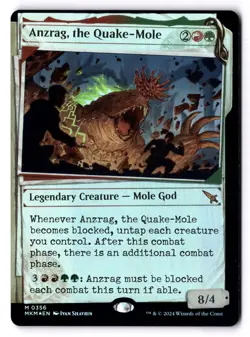 Anzrag The Quake-Mole NM* FOIL SHOWCASE Murders At Karlov Manor 0356 -UnltdCards - Image 1