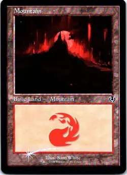 Mountain () (Retro Frame) L Innistrad Remastered 295 FOIL NM NM-LP - Image 1