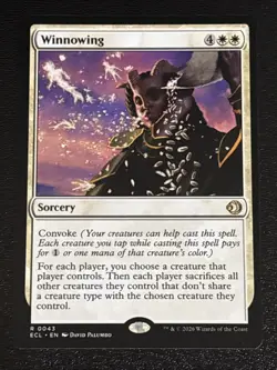 MTG Lorwyn Eclipsed Winnowing 0043 NM Rare - Image 1