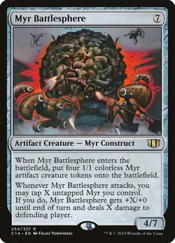 Myr Battlesphere 1x MtG Commander 2014 CMD SP/NM - Image 1