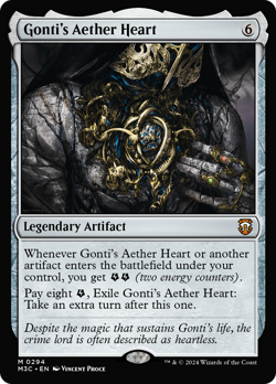 Gonti's Aether Heart 294 NM Near Mint M3C Modern Horizons 3 Commander Magic MTG - Image 1