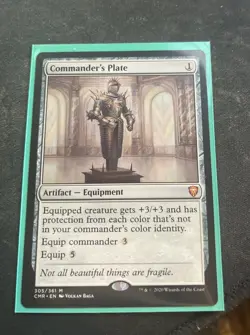 MTG Commander Legends Commander's Plate #305 NM Condition - Image 1