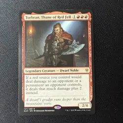 Magic the Gathering MTG - Torbran, Thane of Red Fell - Throne of Eldraine 147 nm - Image 1