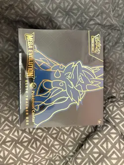 Pokemon TCG: Mega Evolutions Lucario Card Pokemon Centre ETB - Image 1