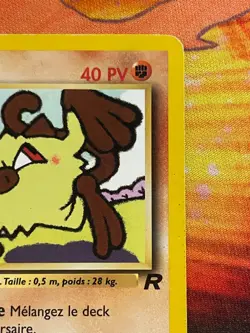 Ferosinge (Mankey) 61/82 1st Edition Pokemon French Team Rocket - LP/LP- - Image 3