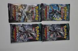 Pokemon Sun and Moon Guardians Rising FOUR (4) packs Factory Sealed New - Image 1