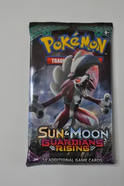 Pokemon Sun and Moon Guardians Rising FOUR (4) packs Factory Sealed New - Image 3