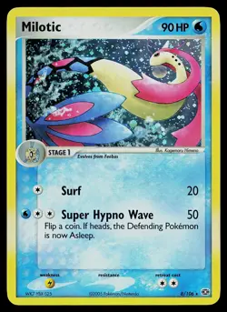 Pokemon Card - Milotic Emerald 8/106 Holo Rare - Image 1