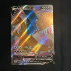 Pokemon Charizard Holo Rare Full Art Base Set 004/102 120 HP - Image 1
