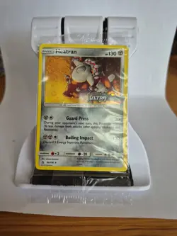 Pokemon TCG Heatran Ultra Prism 88/156 Holo Promo Stamped And Sealed - Image 1