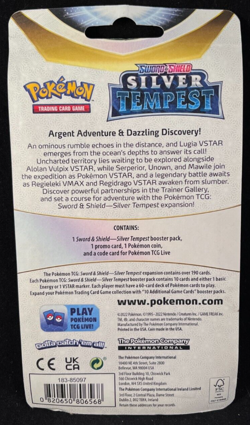 Pokemon TCG -Sword & Shield Astral Radiance -1 Sealed Booster Pack/Basculin/Coin - Image 5