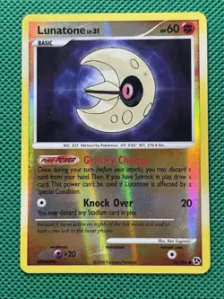 [NM] Lunatone #76/106 Great Encounters Pokemon tcg REVERSE HOLO - Image 1