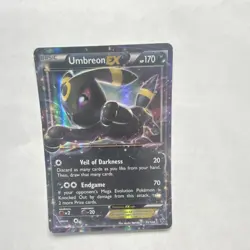 Pokemon Umbreon EX Ultra Rare Holo Fates Collide 55/124 170 HP - Image 1
