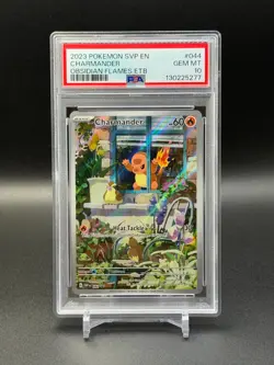 Pokemon Charmander 044 Obsidian Flames ETB Promo PSA 10 GEM - Image 1