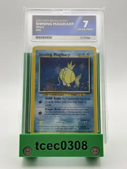 Shining Magikarp - 66/64 – Neo Revelation – Secret Rare - Ace Graded 7 Pokemon - Image 1