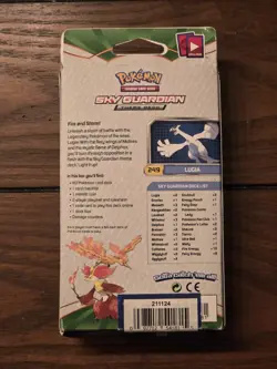 Pokemon TCG XY Fates Collide Sky Guardian Lugia Theme Deck New Sealed! - Image 2