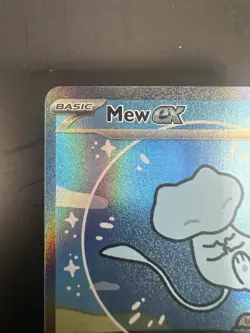 Mew EX 232/091 Special Illustration Rare Paldean Fates Pokemon “Bubble Mew” - Image 2