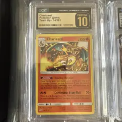 Pokemon Charizard 14/181 Team Up - CGC 10 PRISTINE - PSA BGS - Image 2