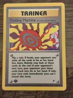 Pokemon TCG Trainer Tickling Machine Gym Heroes 119/132 1st Ed Uncommon Regular… - Image 1