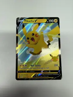 Pikachu V SWSH143 Sword & Shield Promo Celebrations Pokemon NM - Image 1